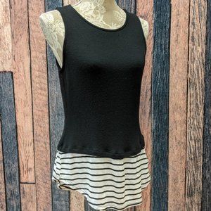 Red Haute Black Tank